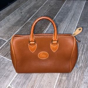 Brown leather purse